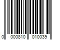 Barcode Image for UPC code 00008100100385