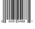 Barcode Image for UPC code 000081949861