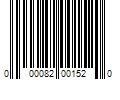 Barcode Image for UPC code 000082001520