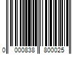 Barcode Image for UPC code 0000838800025