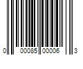 Barcode Image for UPC code 000085000063