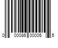 Barcode Image for UPC code 000086000055