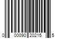 Barcode Image for UPC code 000090202155