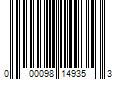 Barcode Image for UPC code 000098149353