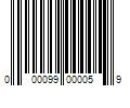 Barcode Image for UPC code 000099000059