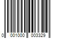 Barcode Image for UPC code 0001000003329