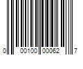 Barcode Image for UPC code 000100000627