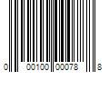 Barcode Image for UPC code 000100000788