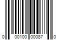 Barcode Image for UPC code 000100000870