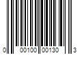 Barcode Image for UPC code 000100001303