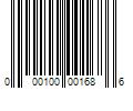 Barcode Image for UPC code 000100001686