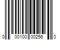 Barcode Image for UPC code 000100002560