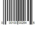 Barcode Image for UPC code 000100002645