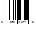 Barcode Image for UPC code 000100003420