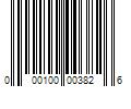 Barcode Image for UPC code 000100003826