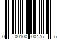 Barcode Image for UPC code 000100004755