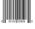 Barcode Image for UPC code 000100005080