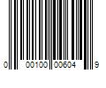 Barcode Image for UPC code 000100006049