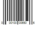 Barcode Image for UPC code 000100006506