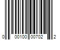 Barcode Image for UPC code 000100007022