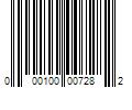 Barcode Image for UPC code 000100007282