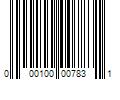 Barcode Image for UPC code 000100007831