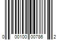 Barcode Image for UPC code 000100007862