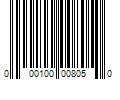 Barcode Image for UPC code 000100008050