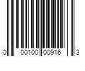 Barcode Image for UPC code 000100009163