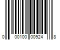 Barcode Image for UPC code 000100009248