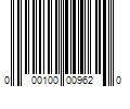 Barcode Image for UPC code 000100009620