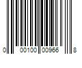 Barcode Image for UPC code 000100009668