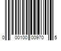 Barcode Image for UPC code 000100009705