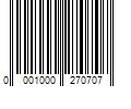 Barcode Image for UPC code 0001000270707