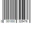 Barcode Image for UPC code 0001000325476