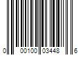 Barcode Image for UPC code 000100034486