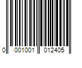 Barcode Image for UPC code 0001001012405