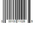 Barcode Image for UPC code 000100110265