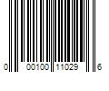 Barcode Image for UPC code 000100110296