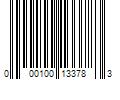 Barcode Image for UPC code 000100133783