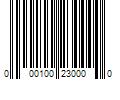 Barcode Image for UPC code 000100230000