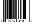 Barcode Image for UPC code 000100334098