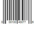 Barcode Image for UPC code 000100430776