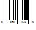 Barcode Image for UPC code 000100430783