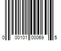 Barcode Image for UPC code 000101000695