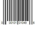 Barcode Image for UPC code 000101010496