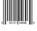 Barcode Image for UPC code 000101046969