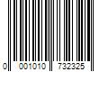 Barcode Image for UPC code 0001010732325