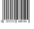 Barcode Image for UPC code 0001010989194