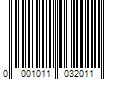 Barcode Image for UPC code 0001011032011